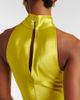 Galvan Galvan Portico halterneck satin gown - 6
