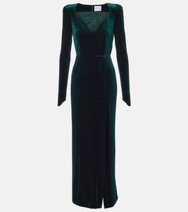 Galvan Galvan Vanitas velvet gown