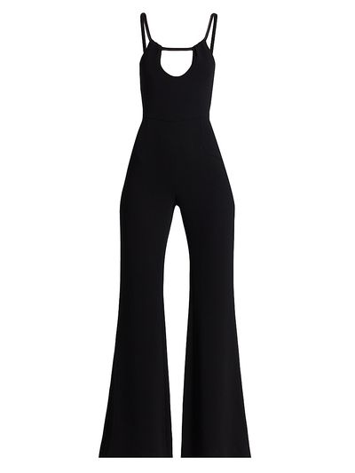 Galvan London Women's Frankie Keyhole Flare Jumpsuit