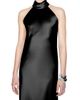 Galvan London Women's Sienna Satin Halter Midi-Dress - 4