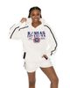 GAMEDAY COUTURE Men's Gameday Couture Cream Kansas Jayhawks Down, Set, Go Hoodie and Shorts Lounge Set  - 1
