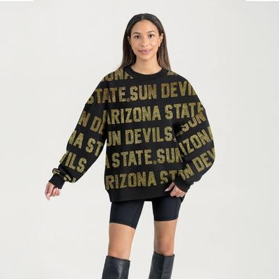 GAMEDAY COUTURE Women's Gameday Couture Black Arizona State Sun Devils Hype Era Sweatshirt 