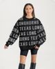 GAMEDAY COUTURE Women's Gameday Couture Black Texas Longhorns Hype Era Sweatshirt  - 1