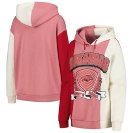 GAMEDAY COUTURE Women's Gameday Couture Cardinal Arkansas Razorbacks Hall of Fame Colorblock Pullover Hoodie 