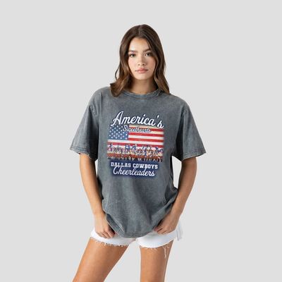 GAMEDAY COUTURE Women's Gameday Couture Gray Dallas Cowboys Cheer Collection America's Sweethearts T-Shirt 