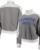 GAMEDAY COUTURE Women's Gameday Couture Gray Florida Gators Make it a Mock Sporty Pullover Sweatshirt  - 1