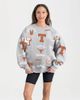 GAMEDAY COUTURE Women's Gameday Couture Gray Texas Longhorns Always on Repeat Fleece Sweatshirt  - 1