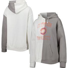 GAMEDAY COUTURE Women's Gameday Couture Gray/White Clemson Tigers Split Pullover Hoodie 