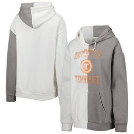 GAMEDAY COUTURE Women's Gameday Couture Gray/White Tennessee Volunteers Split Pullover Hoodie 
