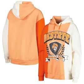 GAMEDAY COUTURE Women's Gameday Couture Orange Oklahoma State Cowboys Hall of Fame Colorblock Pullover Hoodie 