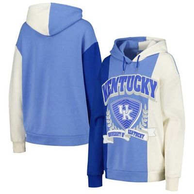 GAMEDAY COUTURE Women's Gameday Couture Royal Kentucky Wildcats Hall of Fame Colorblock Pullover Hoodie 