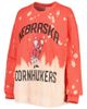 GAMEDAY COUTURE Women's Gameday Couture Scarlet Nebraska Huskers Twice As Nice Faded Dip-Dye Pullover Sweatshirt - 2