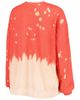 GAMEDAY COUTURE Women's Gameday Couture Scarlet Nebraska Huskers Twice As Nice Faded Dip-Dye Pullover Sweatshirt - 3