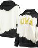GAMEDAY COUTURE Women's Gameday Couture White/Black Iowa Hawkeyes For the Fun Double Dip-Dyed Pullover Hoodie  - 1