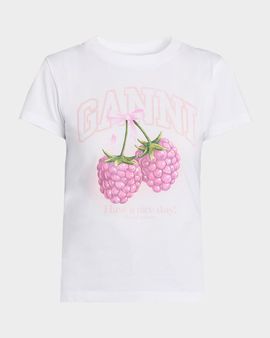 Ganni Baby-Fit Graphic Tee