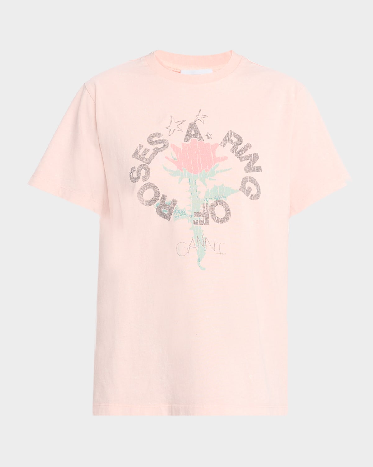 Ganni Crewneck Graphic Tee