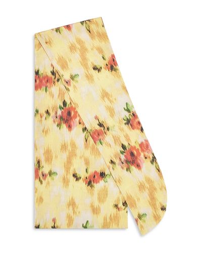 Ganni Ganni Abstract Floral Print Wrap Scarf