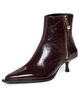 GANNI GANNI Ana Faux Leather Ankle Boots Demitasse - 1