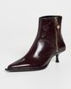 GANNI GANNI Ana Faux Leather Ankle Boots Demitasse - 2