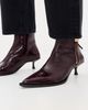 GANNI GANNI Ana Faux Leather Ankle Boots Demitasse - 3