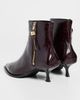 GANNI GANNI Ana Faux Leather Ankle Boots Demitasse - 4