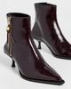 GANNI GANNI Ana Faux Leather Ankle Boots Demitasse - 5