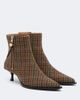Ganni Ganni Anna checked ankle boots - 1
