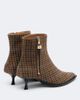 Ganni Ganni Anna checked ankle boots - 4