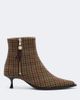 Ganni Ganni Anna checked ankle boots - 6