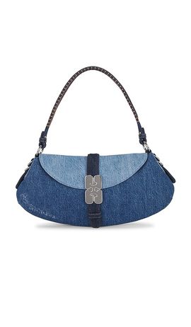 Ganni Ganni B-kat Denim Shoulder Bag