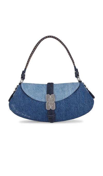 Ganni Ganni B-kat Denim Shoulder Bag