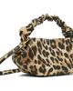 GANNI GANNI Beige & Brown Leopard Grained Mini Bou Bag - 3