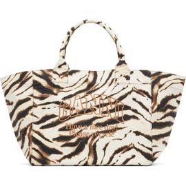 GANNI GANNI Beige & Brown XXL Tote