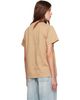 GANNI GANNI Beige Basic Cotton Jersey Western Boot T-shirt - 3