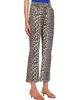GANNI GANNI Beige Betzy Cropped Leopard Print Jeans - 2