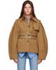 GANNI GANNI Beige Canvas Jacket - 1