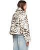 GANNI GANNI Beige Laminated Zebra Jacket - 3