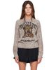 GANNI GANNI Beige Tiger Sweater - 1