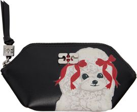 GANNI GANNI Black Bou Poodle Coin Pouch
