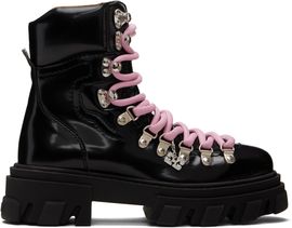 GANNI GANNI Black Cleated Mountain Ankle Boot