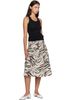 GANNI GANNI Black Compact Pointelle Rib Jersey Tank Top - 4