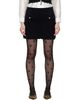 GANNI GANNI Black Crochet Miniskirt - 1