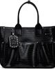 GANNI GANNI Black Croco Posy Tote - 1