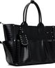 GANNI GANNI Black Croco Posy Tote - 2