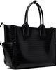 GANNI GANNI Black Croco Posy Tote - 3
