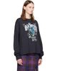 GANNI GANNI Black Flowers Long Sleeve T-shirt - 2