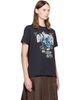 GANNI GANNI Black Flowers T-shirt - 2
