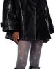 GANNI GANNI Black Future Coated Faux-Leather Miniskirt - 4