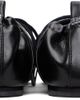 GANNI GANNI Black Lace-Up Ballerina Flats - 2