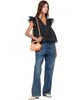 GANNI GANNI Black Linen Blouse - 4